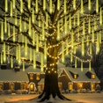 thumbnail image 1 of Luces Navideñas para Exterior Adecorty 8 Tubos 192 LEDs Blanco Cálido, 1 of 7