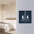 thumbnail image 5 of Dailycode Light Switch Plate Covers 2 Gang Wall Plate Plastics Outlet Covers for Kitchen Home Office Decor White Starry Christmas Tree, 5 of 8