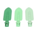 thumbnail image 3 of 30PCS Leaf Shape Hair Duck Clips Creaseless Hair Barrettes Hairdressing Styling Accessories for Makeup Green, 3 of 7
