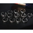DESIGNICE 12pcs Fashion Simple Retro Carved Adjustable Toe Ring Foot ...