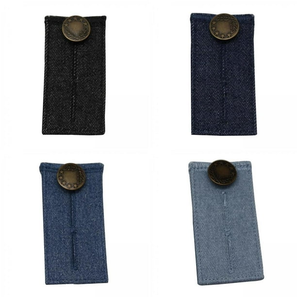 Pant Waistband Button Extender Adjustable Elastic Women Button