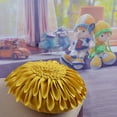 thumbnail image 6 of JWH 3D Handmade Aesthetic Decorative Round Sunflower Accent Throw Pillows with Insert Unique Pillow Bohemian Cushions for Bed Sofa 12 inch Yellow, 6 of 14