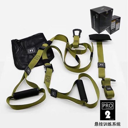 P3-2 Army Green. Sport Version Trx Suspension Bands Stretch Rope Resistance Training Rope Fitness Yoga