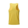 thumbnail image 4 of YYDGH Men's Workout Sleeveless Shirts Quick Dry Moisture Wicking Tees Swim Beach Muscle Tank Tops Gym Running Athletic Outdoor Vests Yellow XXL, 4 of 5