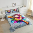 thumbnail image 4 of Erosebridal Gaming Baseball Bedding King Comforter Set,Graffiti Splash Bedding Sets King with Comforter,Microfiber Comforter Sets King Size,Gamer Decoration, 4 of 8