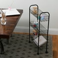 thumbnail image 4 of Household Essentials Slim Storage Cart, 3 Shelf Storage Cart with Wheels, Perfect for Laundry Rooms, Bathrooms, Pantries, Kitchens and More, 4 of 6