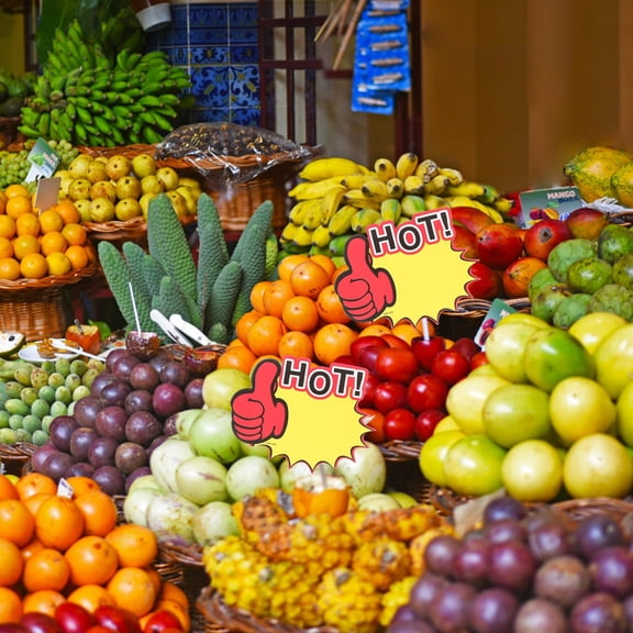 SOPOTUTU 200pcs Removable Price Stickers Assorted Colors PVC Labels for Supermarket Retail Store Pricing and Product Identification