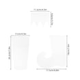 thumbnail image 4 of Shisuyan 3PCS Stocking Quilting Template: DIY Christmas Elf Stockings Acrylic Sewing Ruler for Patchwork Crafts Holiday Decorations, 4 of 8