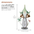 thumbnail image 5 of Alpine Corporation 20"H Metal Gnome Iron Décor with Mushroom, 5 of 12