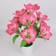 thumbnail image 3 of Morado diámetro de flor 15cm altura del ramo 48cm 10 flores artificiales Clivia flores decoración mesa salón flores artificiales ANGGREK  Otros, 3 of 8