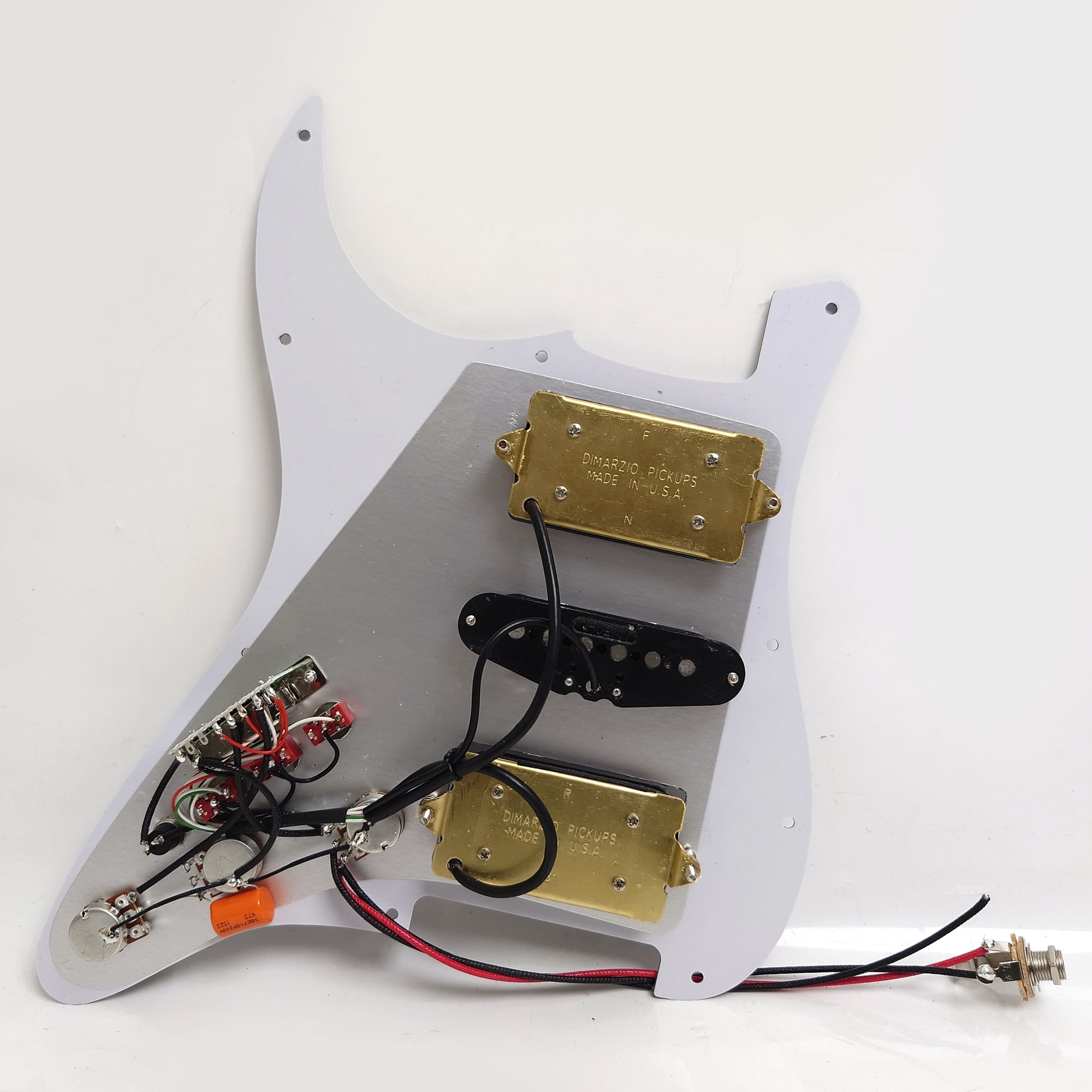 HSH Prewired Loaded Pickguard, with Alnico 5 Humbucker Pickup, for Fender Strat Guitar