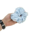 thumbnail image 2 of Unique Bargains 1 Pc Scrunchie Fashion Lace Hair Elastics Blue, 2 of 5