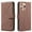 Brown, variant on Allytechgroup Case for iPhone 12 Pro Max with Credit Card Slot, RFID Blocking PU Leather Slim Stand Wallet Flip Case Shockproof Full Body Cover Bumper for iPhone 12 Pro Max, Black