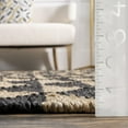 thumbnail image 6 of Rugs USA Arrowroot Geometric Tasseled Area Rug, 9' 6" x 13' 6", Liess Natural, 6 of 7