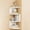 White, variant on Corner Shelf Corner Corner Shelf No Punch Wall Organizer Bedroom Living Room Corner Bookshelf Kitchen Cabinet Storage Shelf, 4-Tier Corner Floating Wall Mount Display Shelving Unit, 7.8x7.8x24.5in