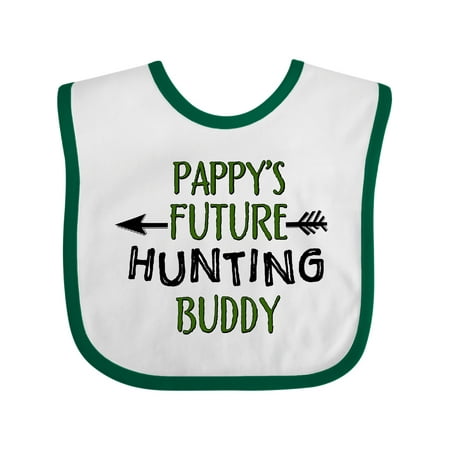 

Inktastic Pappys Future Hunting Buddy Gift Baby Boy or Baby Girl Bib