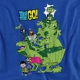 thumbnail image 2 of Teen Titans Go Beast Boy Stack Women's T Shirt, Royal, 2X-Large, 2 of 6