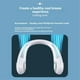 thumbnail image 5 of Hanging Neck Bladeless Fan Portable Neck Fan Charging Air Cooler Student Sports Office Digital Displ, 5 of 5
