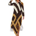 thumbnail image 2 of Honor Your Mana Robe Chemise à Manches Longues Robe Longue d'Été pour Femmes Robe de Soirée de Luxe pour Mariage, 2 of 5