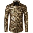 thumbnail image 5 of Nueva camisa de moda para hombre con estampado 3D de flores, solapa con botones, camisa de manga larga, ropa de fiesta, diseño de estilos, camisas cómodas, 5 of 5