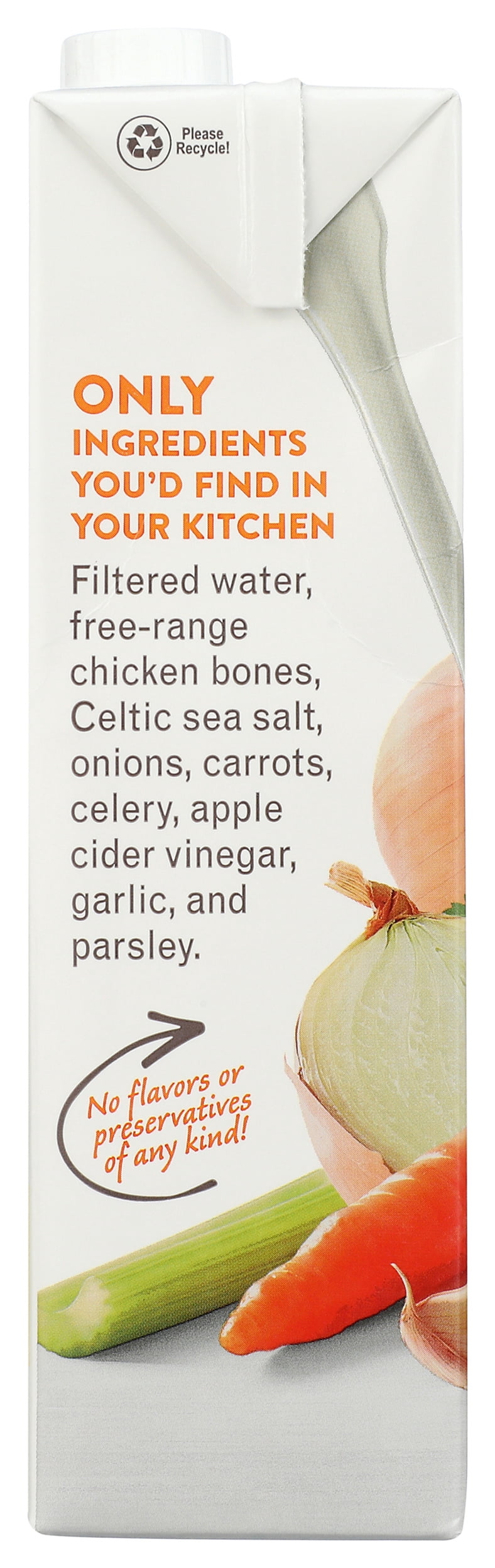 Pack of 6, Bonafide Organic Chicken Broth, 32 fl oz