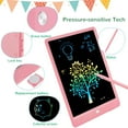 thumbnail image 2 of LCD Writing Tablet Doodle Board, 10inch Colorful Drawing Tablet Writing Pad, Girls Gifts Toys for 3 4 5 6 7 Year Old Girls Boys (Pink), 2 of 7