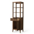 thumbnail image 6 of Vanity Art 21" Freestanding Linen Cabinet with Soft Close Door and Drawer, 6 of 6
