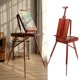 thumbnail image 5 of Mesa de madera para artista, escritorio, pintura, caballete, cajón, caja para bocetos, suministros de dibujo, 5 of 8