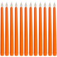 thumbnail image 1 of 12Pcs Faux Candles Battery Operated Taper for Birthday and Wedding Decorations 10.8In, 1 of 9