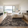 thumbnail image 3 of ODIKA 9'x12' Washable Area Rug Non-Shedding, Easy Care Vintage Bird Damask Botanical Vines Backing Shower Bathtub Flowing Dynamic for Master Suite, California King, Under Bed, 3 of 7