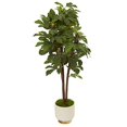 thumbnail image 1 of Nearly Natural 9690 47 in. Fig Artificial Tree in White Bowl, 1 of 1