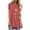 Pink, variant on Tunic Tops for Women Loose Fit Dandelion Print T-shirt Top Round Neck Short Sleeve Shirt Top Casual Solid Color Blouse