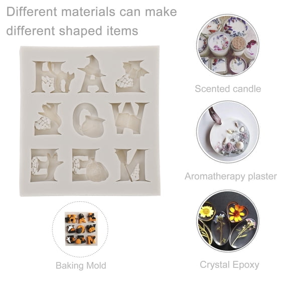SWETRACE candy molds Silicone Mold Eco-Friendly White 1Set for Craft Enthusiasts