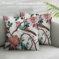 thumbnail image 3 of Pink Throw Pillow Covers Cases Set of  Neutral Accent Modern Farmhouse Nautical Pillow Covers with Soft Decorative for Couch Bed Living Room Outdoor Flowers and Birds, 3 of 5