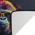 thumbnail image 4 of Monkey Rug & Home Decor-Cool Gorilla Black Area Rugs-Animal Monkey Rug Carpet Durable & Non-Slip Modern Rugs for Living Room Bedroom Man Cave Decorative-C84XE, 4 of 7