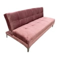 thumbnail image 1 of Sofá Cama Reclinable Okis Rosa, 3 Posiciones, SALVANTO, 1 of 7