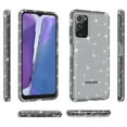 thumbnail image 3 of Allytech Galaxy A03s Case, Glitter Bling TPU Transparent Anti-Scratch Shockproof Bumper Anti-Yellow Slim Case Cover for Samsung Galaxy A03s 6.5" - Gray, 3 of 5
