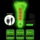 thumbnail image 2 of Chaleco de malla fluorescente, conjunto de pulsera luminosa, ultraligero ajustable para correr de noche, 2 of 9