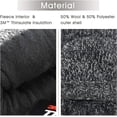 thumbnail image 5 of Guantes de lana de gamuza de medio dedo para hombres y mujeres tejidos de invierno de felpa engrosados ​​guantes cálidos para ciclismo mitones de aislamiento térmico, 5 of 5