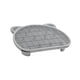 thumbnail image 1 of Alfombrilla para arenero de gatos de doble capa, atrapa la arena, reduce los residuos, fácil de limpiar e impermeable. Gris, 1 of 9