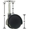 thumbnail image 1 of LAICAIW NUWEISHI (4 Roues Pivotantes pour Aspirateur d'Atelier Ridgid Humide et Sec - Neuf, 1 of 2