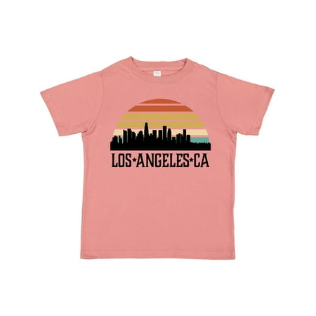 

Inktastic Los Angeles California Skyline Retro Gift Toddler Boy or Toddler Girl T-Shirt