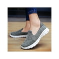 thumbnail image 6 of Rockomi Womens Slip On Shoes Casual Flats Sneakers Ladies Comfortable Non Slip Shoes Gray-2 5.5, 6 of 9