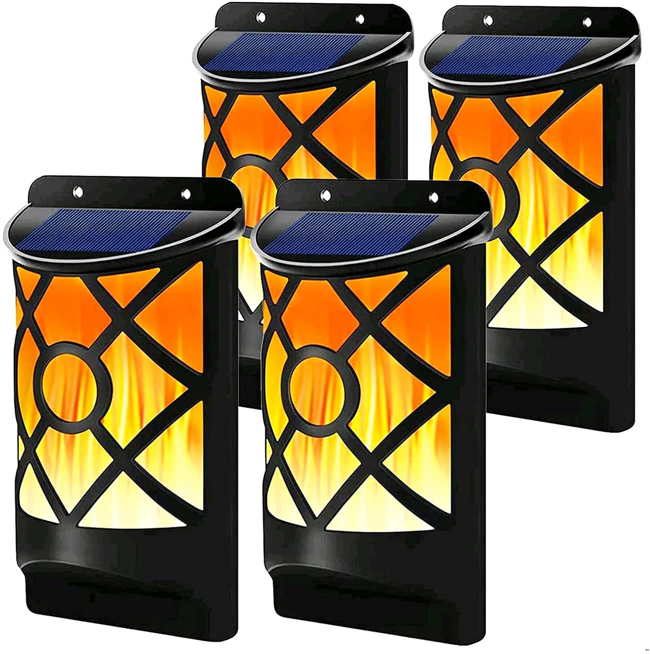Solar Flame Lights Outdoor, Waterproof Flickering Flame Solar Lights Dark Sensor Auto On/Off 66