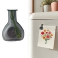 thumbnail image 3 of 1 Pcs Mini Vase Magnet for Fridge, Cute Tiny Magnetic Glass Vases Refrigerator Accessories, Real Flowers Pot Magnet, Funny Aesthetic Plant Pot Locker Office Kitchen Decoration, 3 of 5