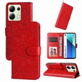 thumbnail image 2 of Funda tipo cartera GANGXUN para Xiaomi Redmi Note 13 4G , diseño girasol, cuero PU, soporte, cierre magnético, tarjetero, 2 of 5