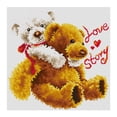 thumbnail image 1 of Bordado completo DIY 14CT lienzo estampado punto de cruz osos historia Kit decoración de pared FLhrweasw Nuevo, 1 of 1
