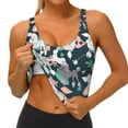 thumbnail image 4 of Lsque Cute Poodle Dog Printed Women'S Sports Bra, Compression, Moisture Wicking, High-Impact Sports Bra For Women,Supportive sports bra-Large, 4 of 9