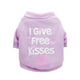 thumbnail image 1 of Camisa para perros pequeños Greeniant KISS Púrpura XS PT003727-06B, 1 of 6