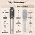 thumbnail image 4 of DayIn Electric Scalp Massager Hair Oil Applicator, Cordless Vibration Head Massager, Red Light Hair Brush, Deep Clean Comb for Home & Travel Silver, 4 of 9